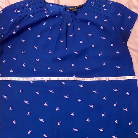 Banana Republic/ blue bird blouse - Picture 5 of 9